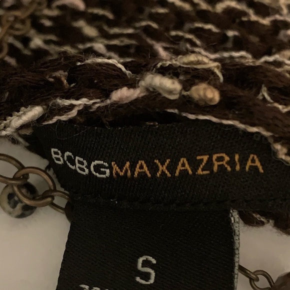 BCBGMaxazria brown/beige sweater, size S - Picture 3 of 9